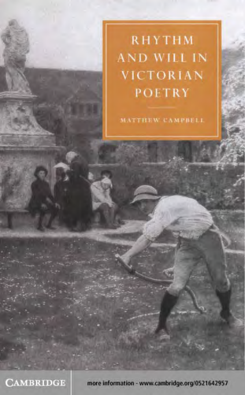 Rhythm and Will in Victorian Poetry cover