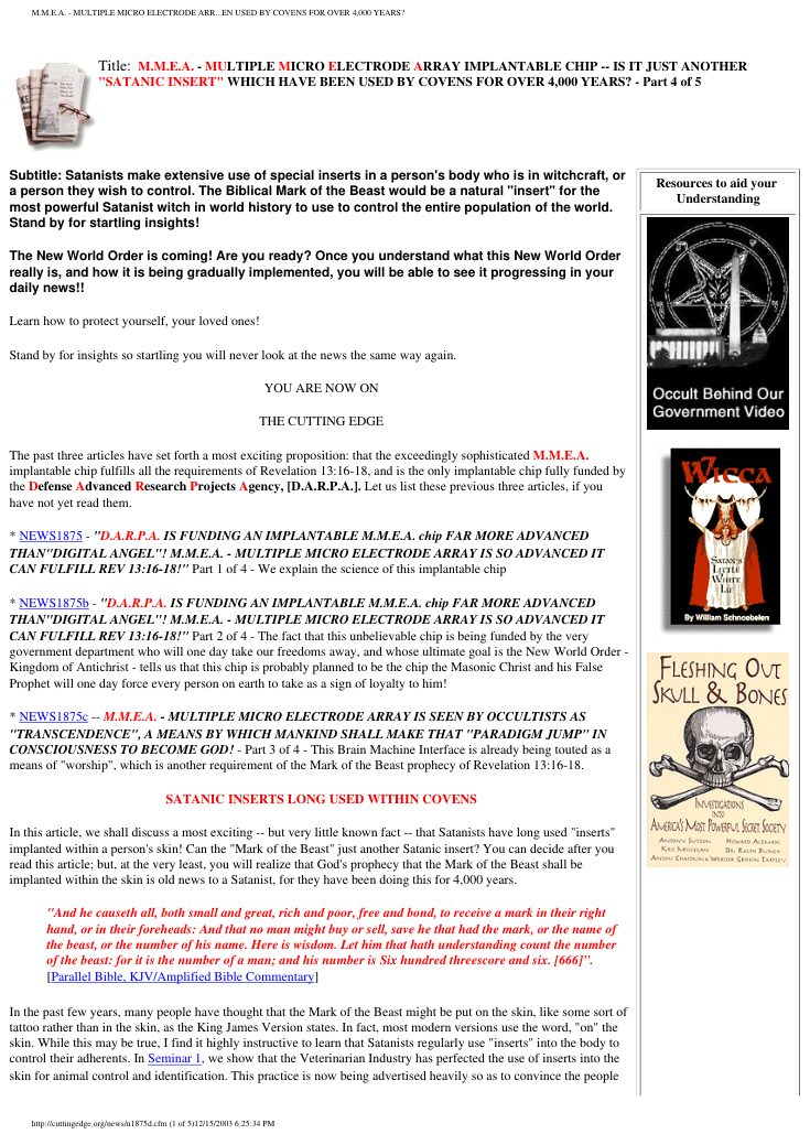 David Icke - The New Mark of the Beast! Part 4 of 5 cover
