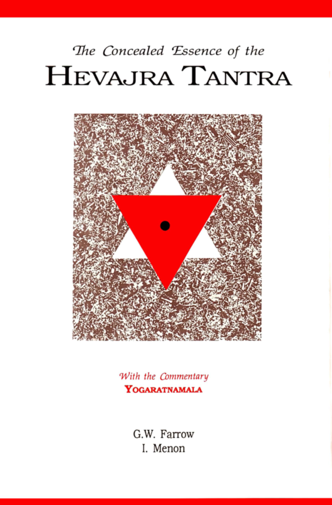 G.W. Farrow, I Menon The Concealed Essence of tra With the Commentary Yogaratnamala 2003 - G.W. Farrow, I Menon cover