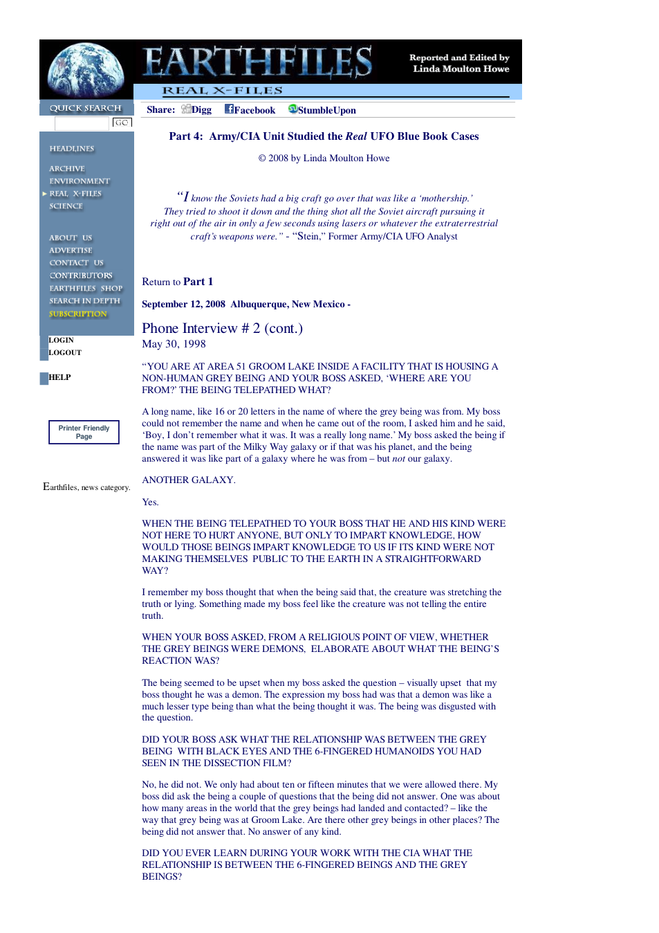 09 12 2008 Part 4 Army CIA Unit Studied the Real UFO Blue Book Cases cover