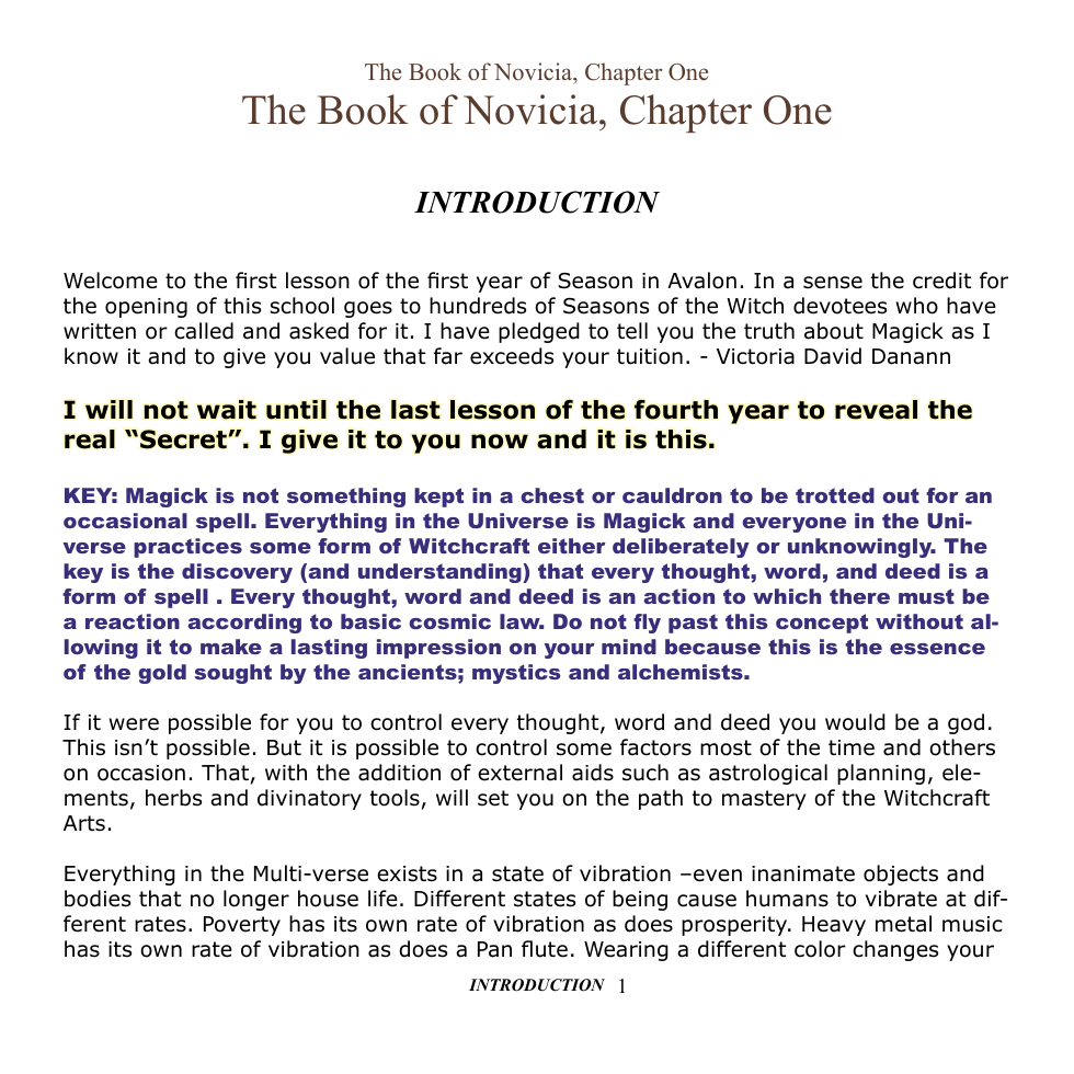 NoviciaChapterOne cover
