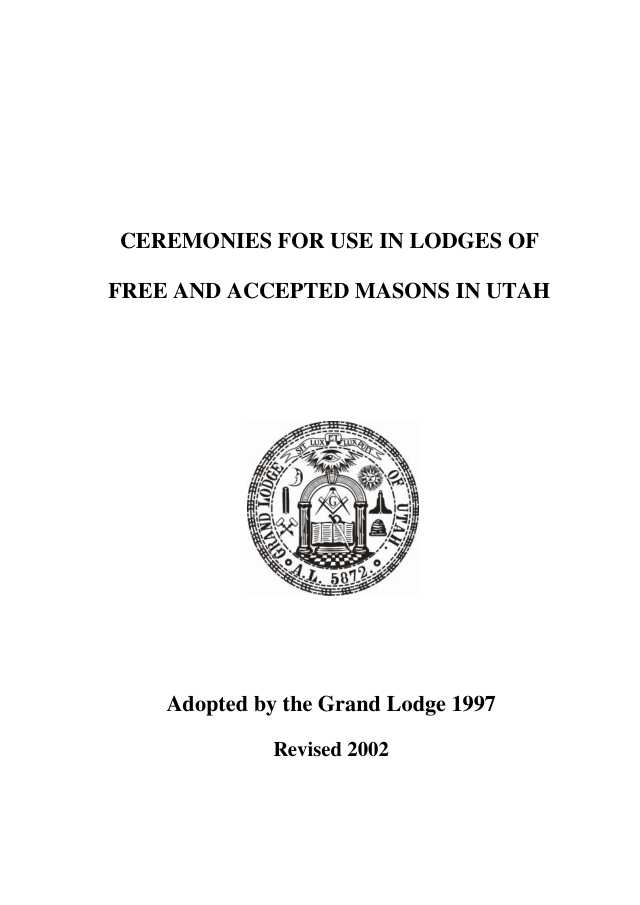 ut ceremonies cover