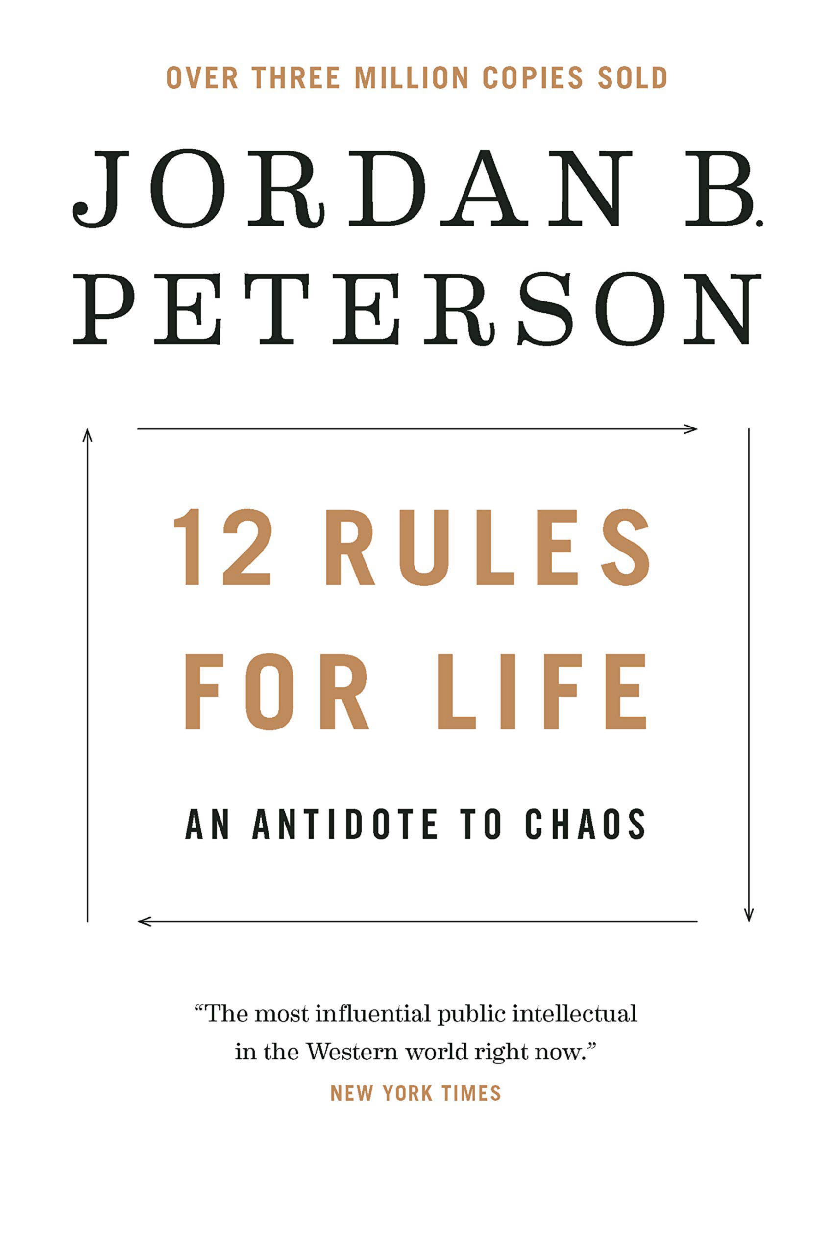Jordan Peterson - 12 Rules for Life - An Antidote to Chaos cover