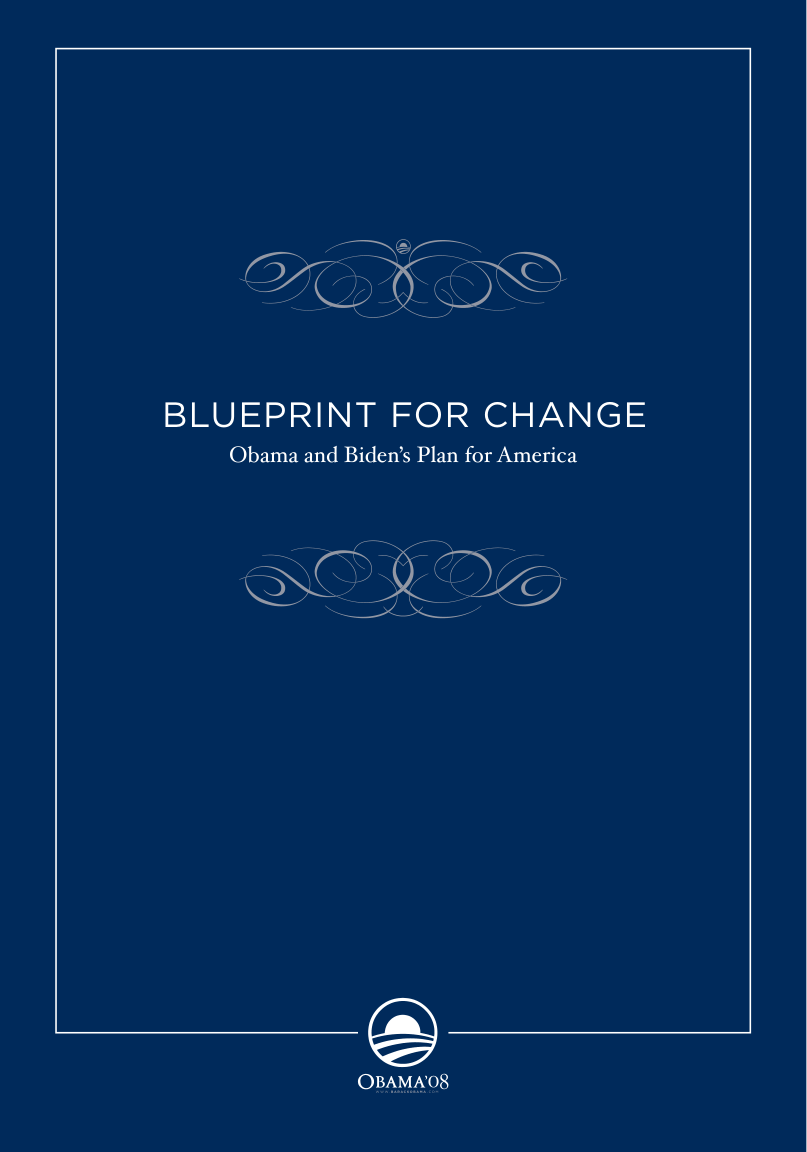 Obama - Blueprint For Change cover