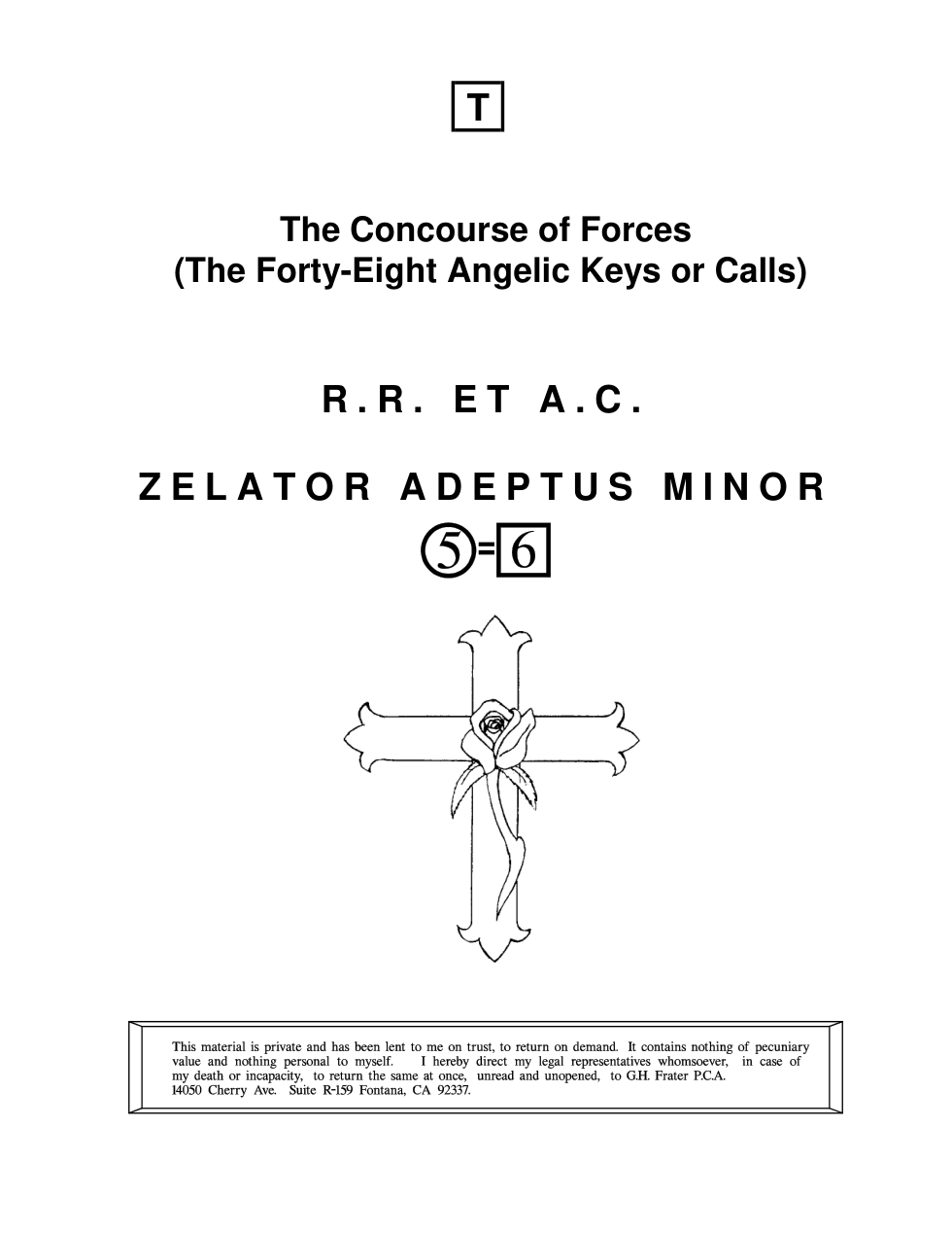 T cover