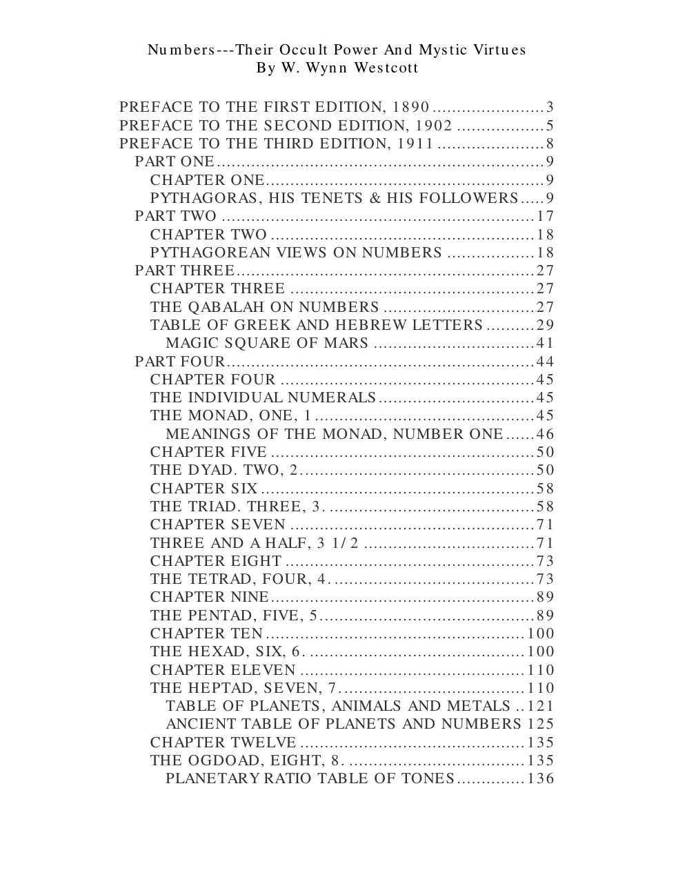 William W Westcott - Numbers Their Occult Power and Mystic Virtues cover
