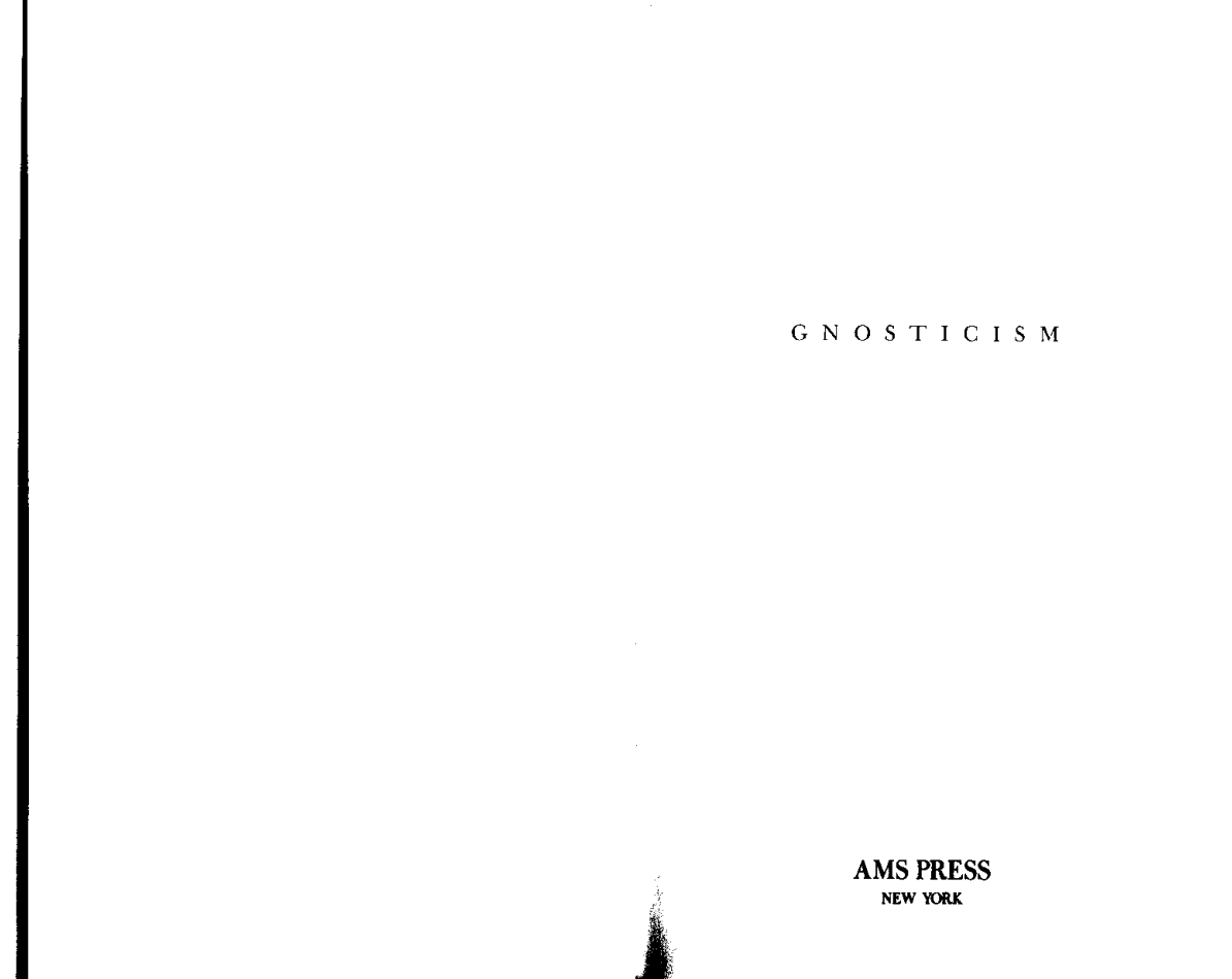 Gnosticism, A Source Book of Heretical Writings from the Early Christian Period cover