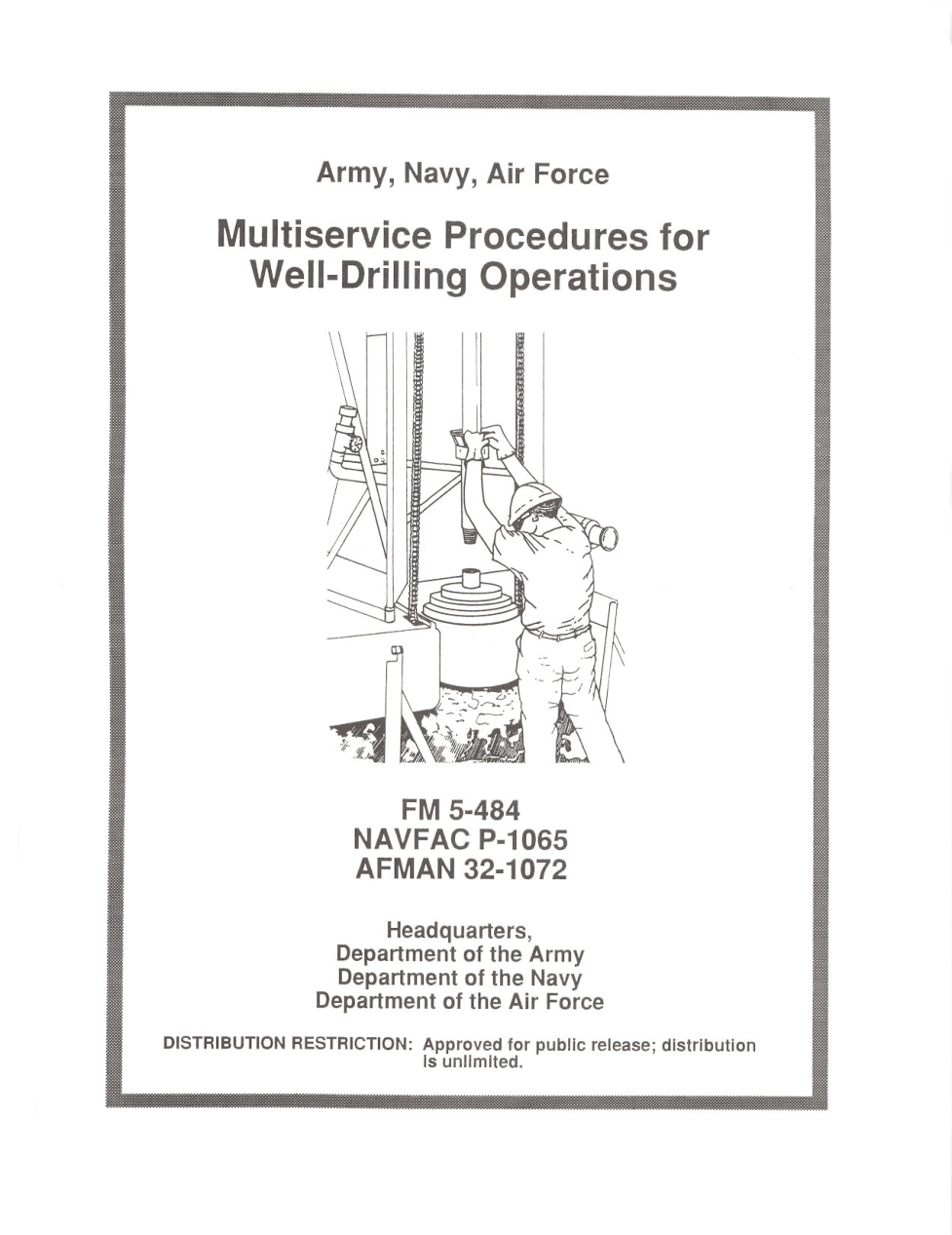 NAVY Well-drilling Operations 1995 262 pages cover