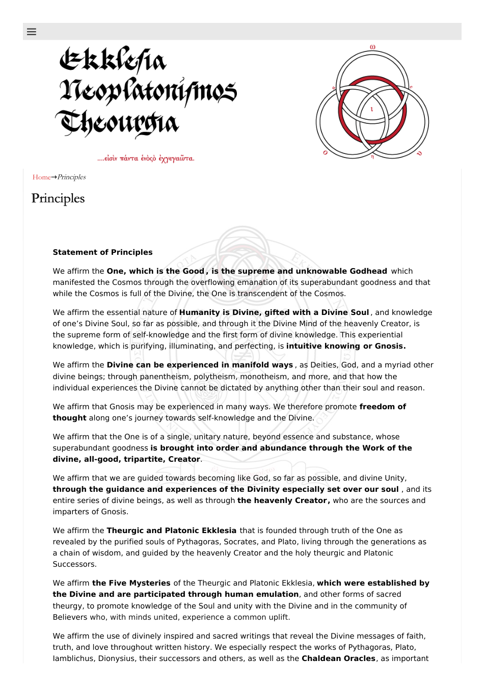 Theourgia Principles cover