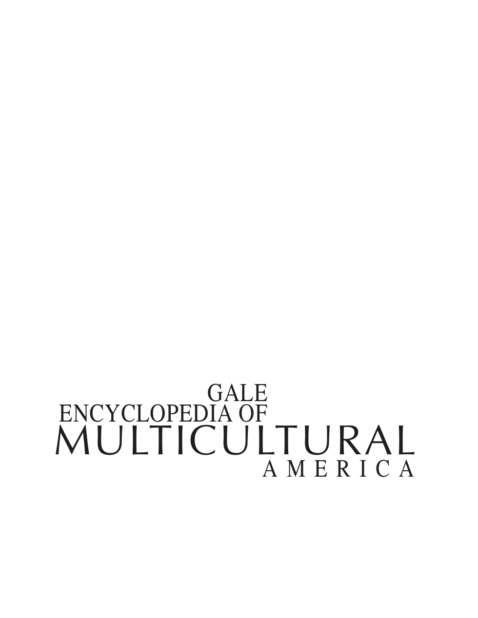 The Gale Encyclopedia Of Multicultural America Vol. 2 cover