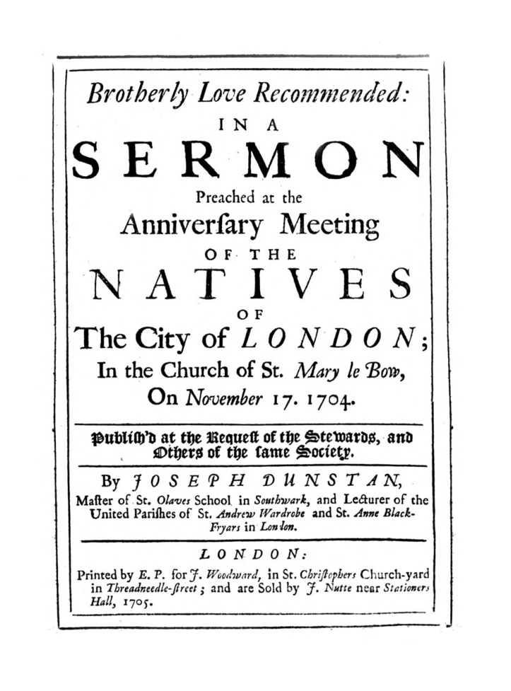 Brotherly Love Recommended In A Sermon - C Brockwell cover