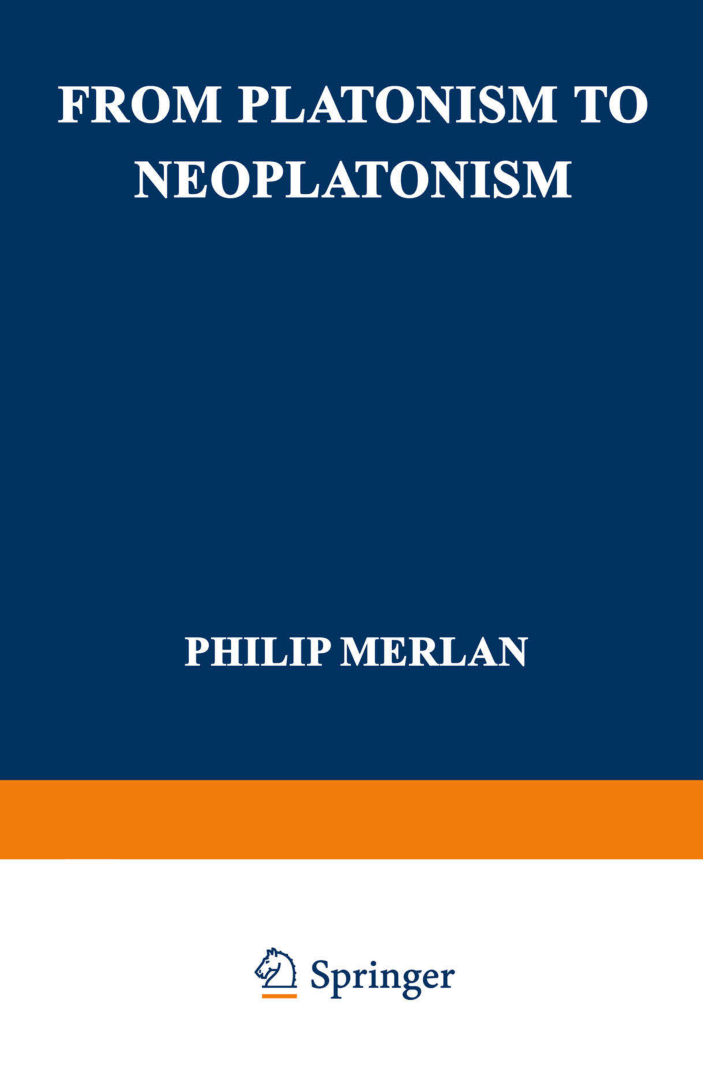 From Platonism to Neoplatonism cover
