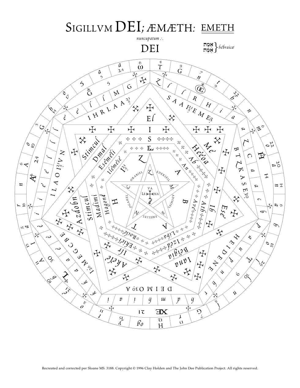 John Dee - Sigillum Dei cover