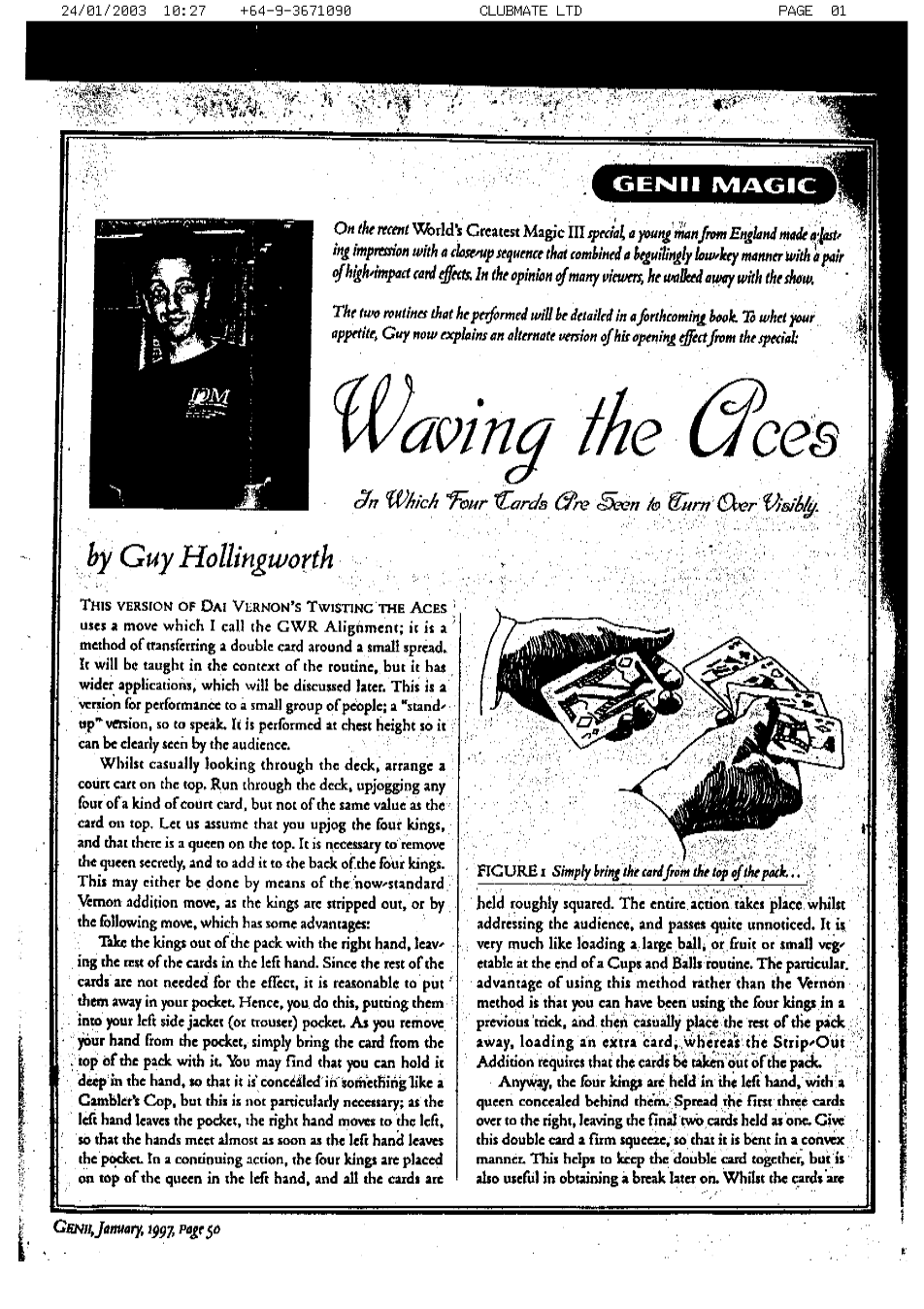 Guy Hollingworth - Waving The Aces cover