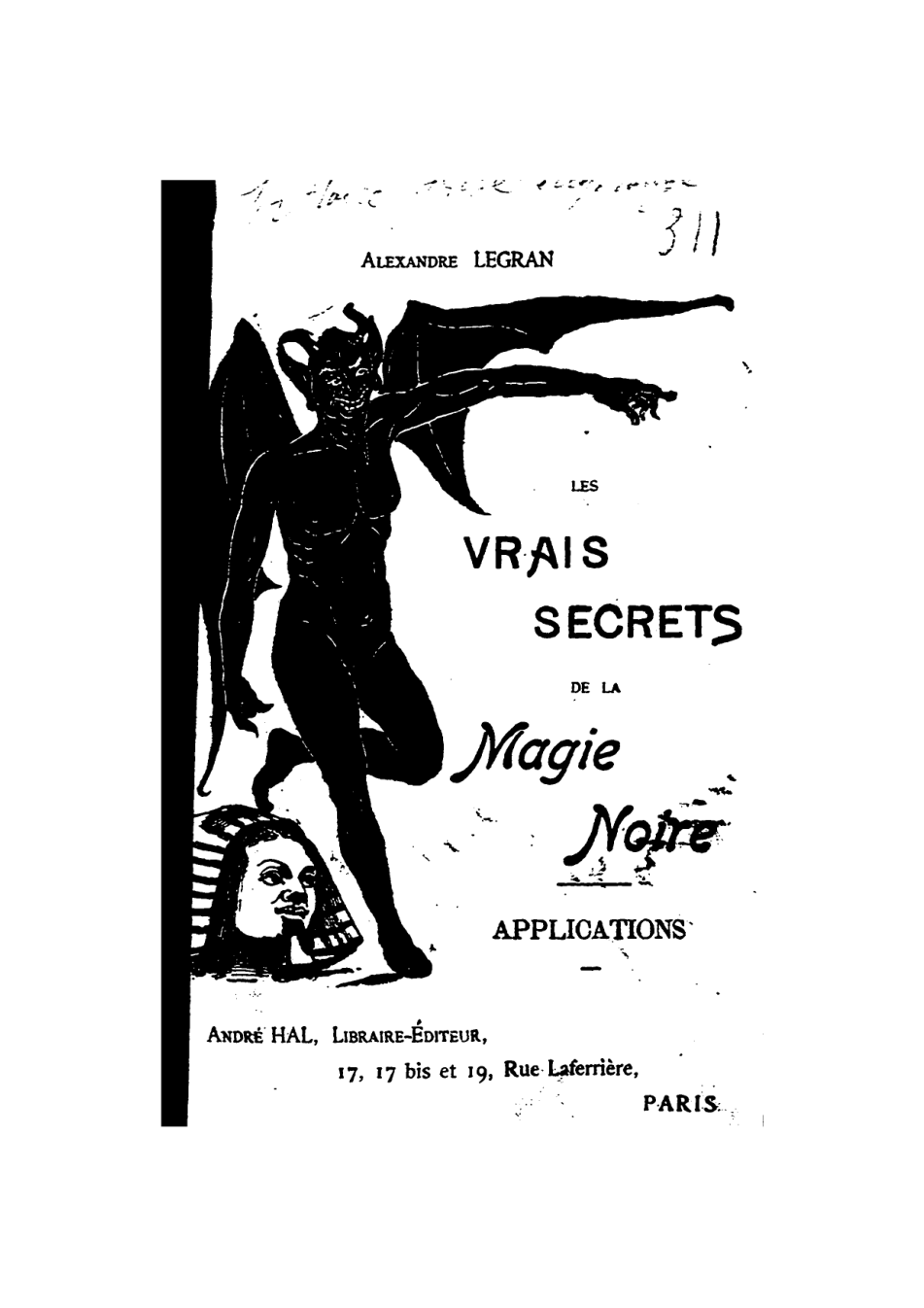 Les Vrais Secrets De La Magie Noire-(by Menas) cover