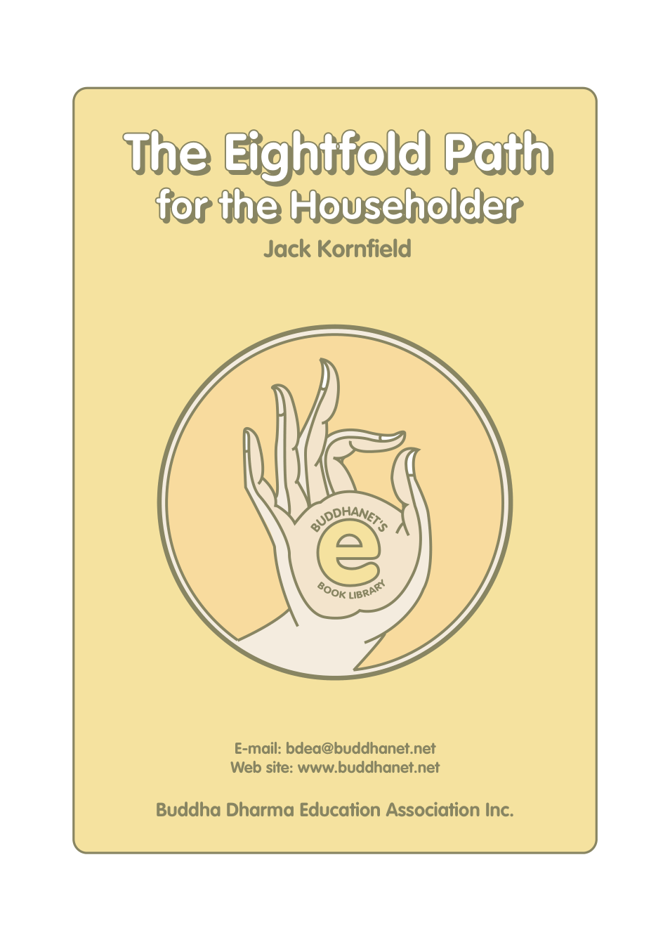 Eightfold Path For The Householder cover