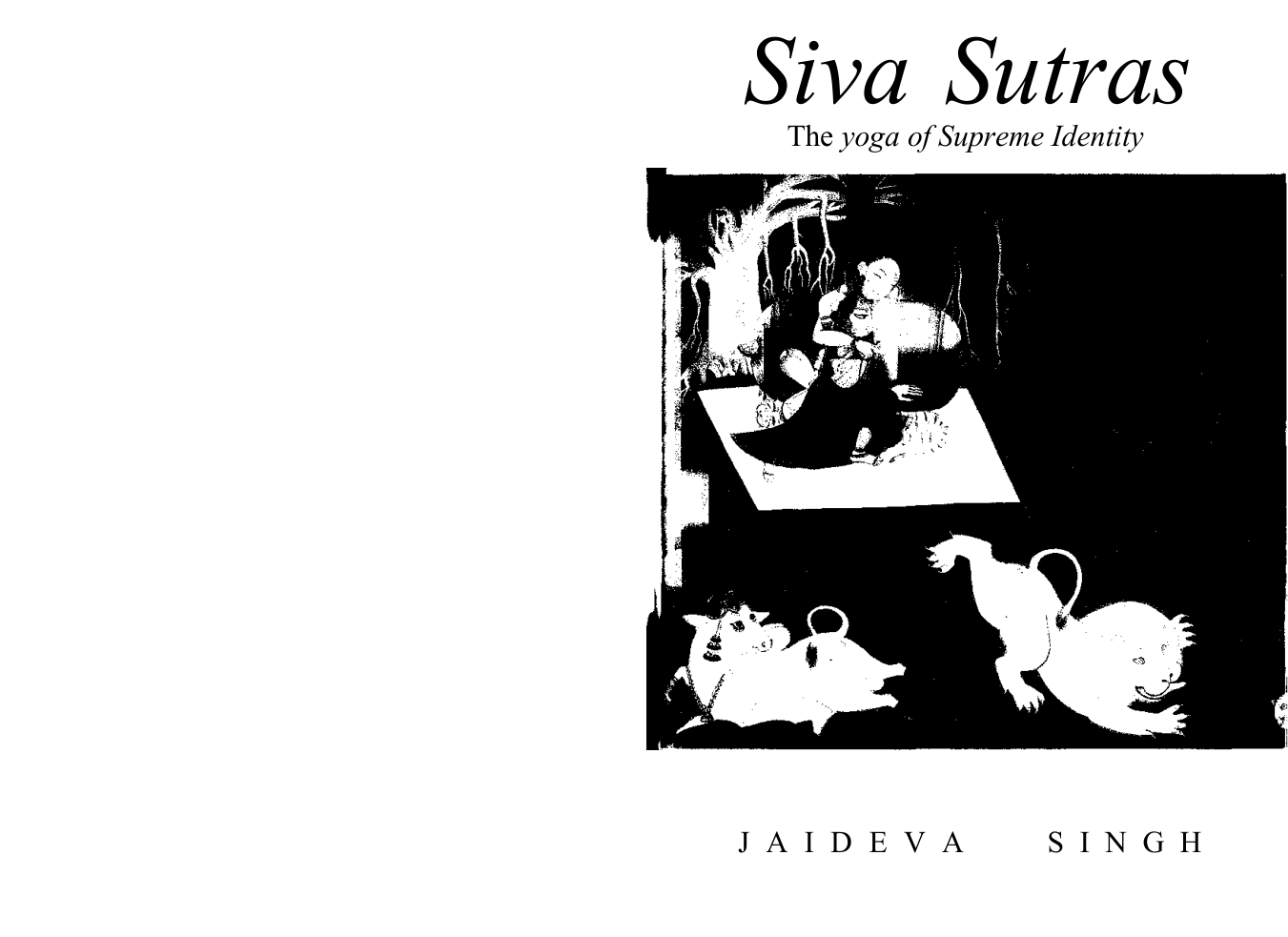 Jaideva Singh Siva Sutras cover