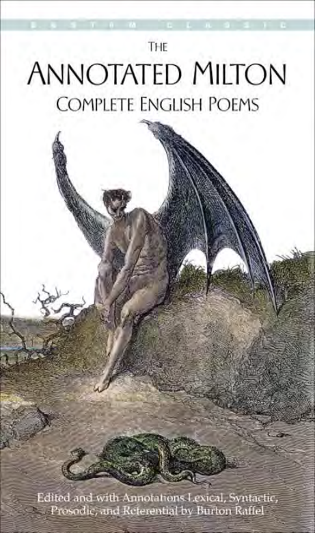 John Milton - The Annotated Milton Complete English Poems cover
