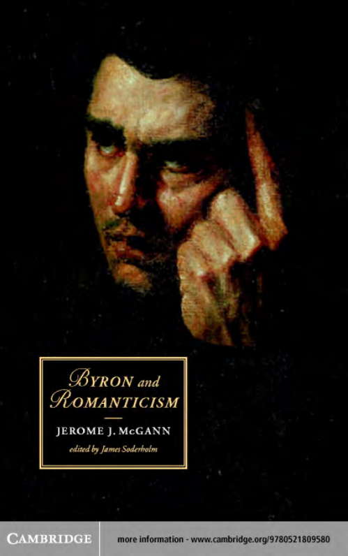 Byron and romanticism cover