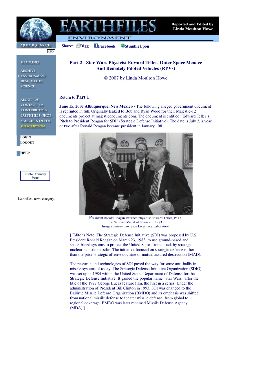 06 15 2007 Part 2 - Star Wars Physicist Edward Teller, Outer Space Menace And Remotely Piloted Vehicles (RPVs) cover