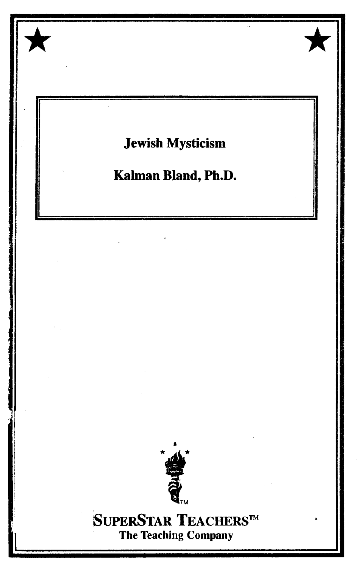 Jewish Mysticism cover
