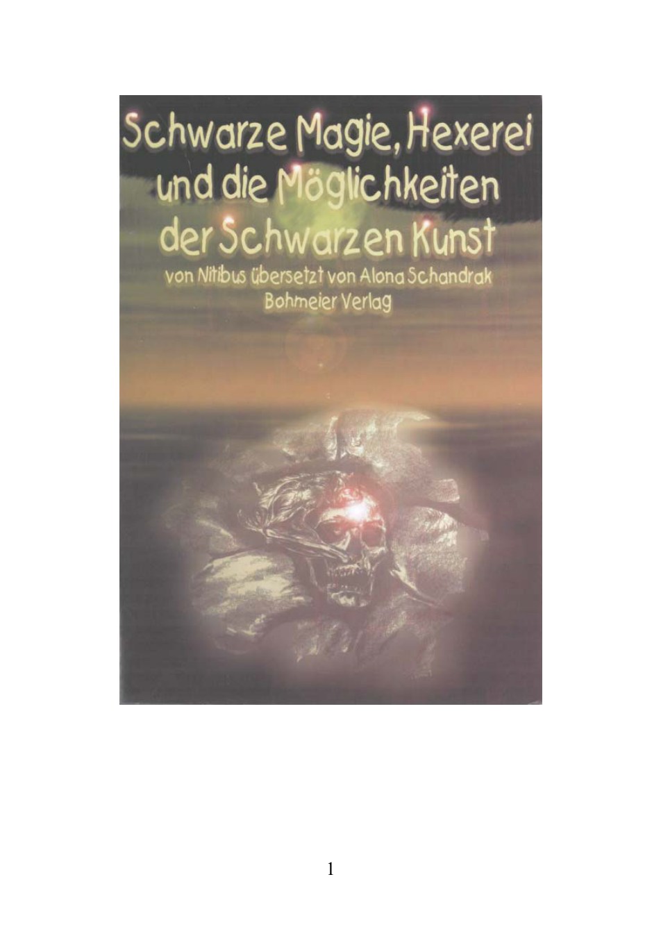 Nitibus - Schwarze Magie, Hexerei und die Moeglichkeiten der Schwarzen Kunst cover