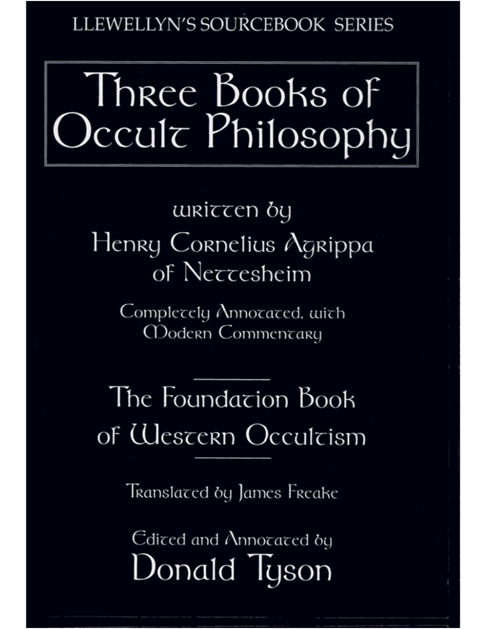 Henry Cornelius Agrippa, James Freake cover
