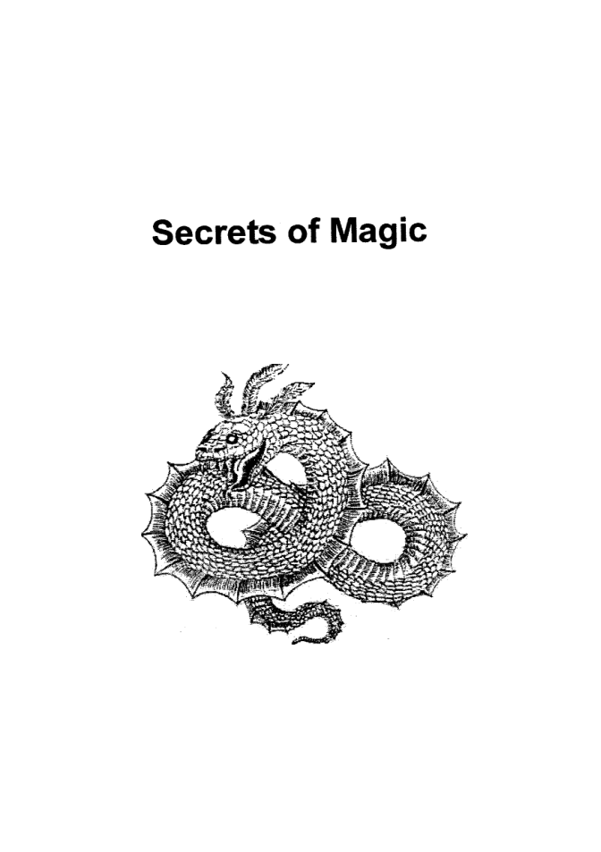 King, John R IV - Secrets of Magic (ocrp) cover