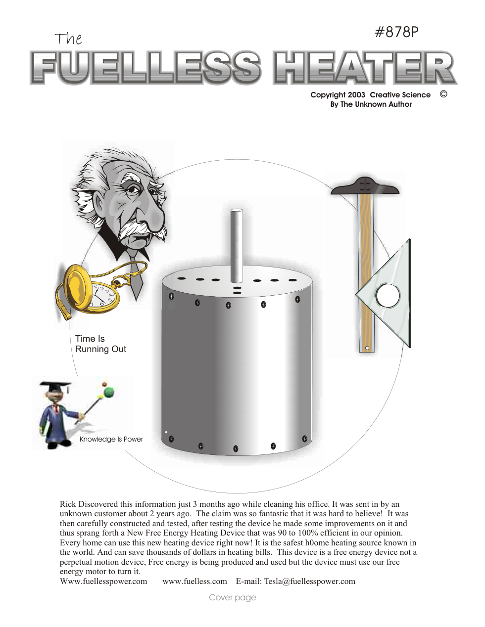 Fuelless Heater cover