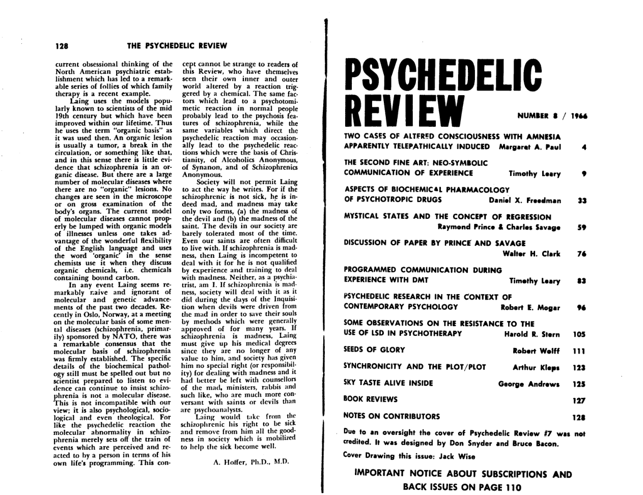 Psychedelic Review 08 cover