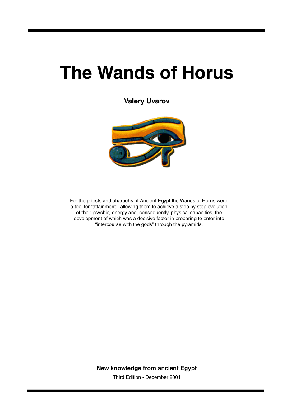 Wands Of Horus English cover