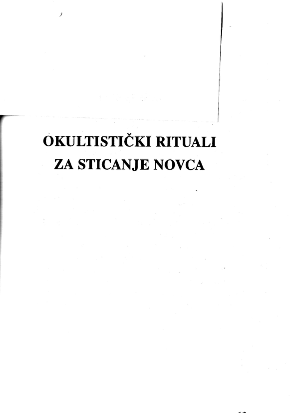 Okultni Rituali za Sticanje Novca cover