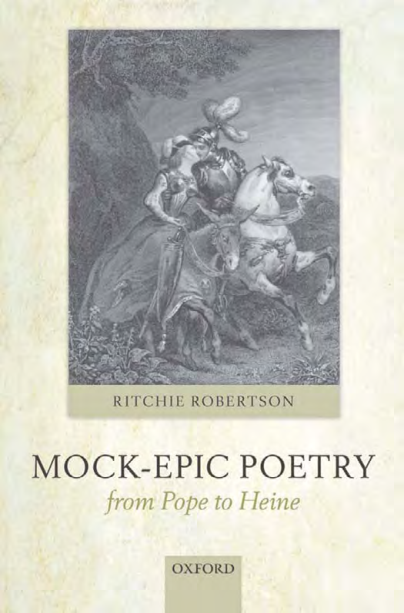 Mock-Epic Poetry from Pope to Heine cover