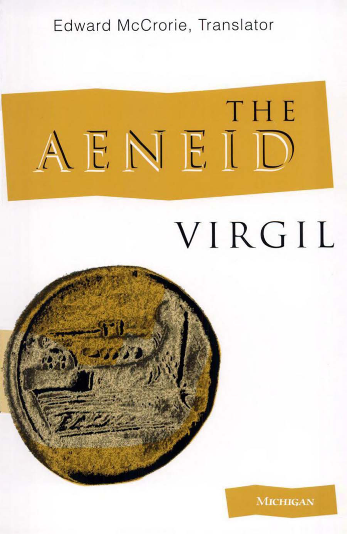 Virgil - Aeneid [trans. McCrorie] (Michigan, 1994) cover