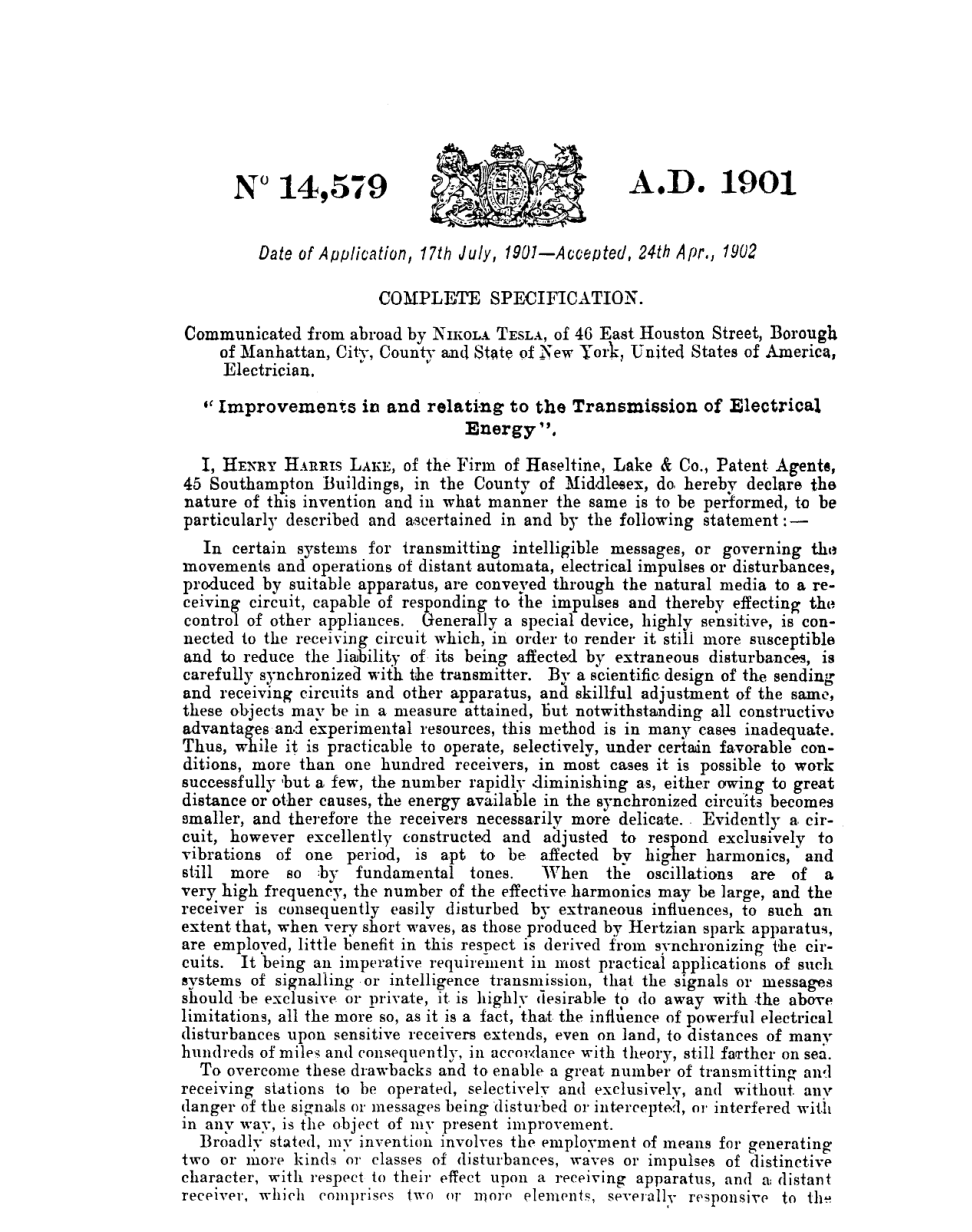Tesla Patents - B14579 cover