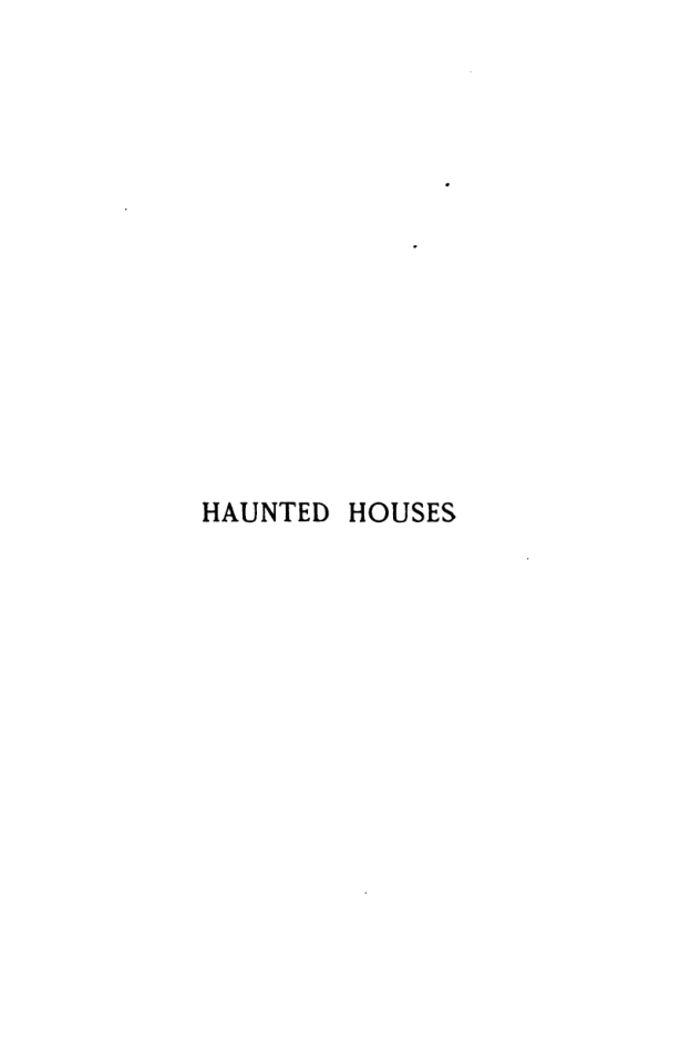 Haunted houses cover