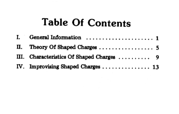 Improvised Shape Charges cover