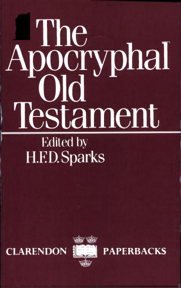 The Apocryphal Old Testament cover