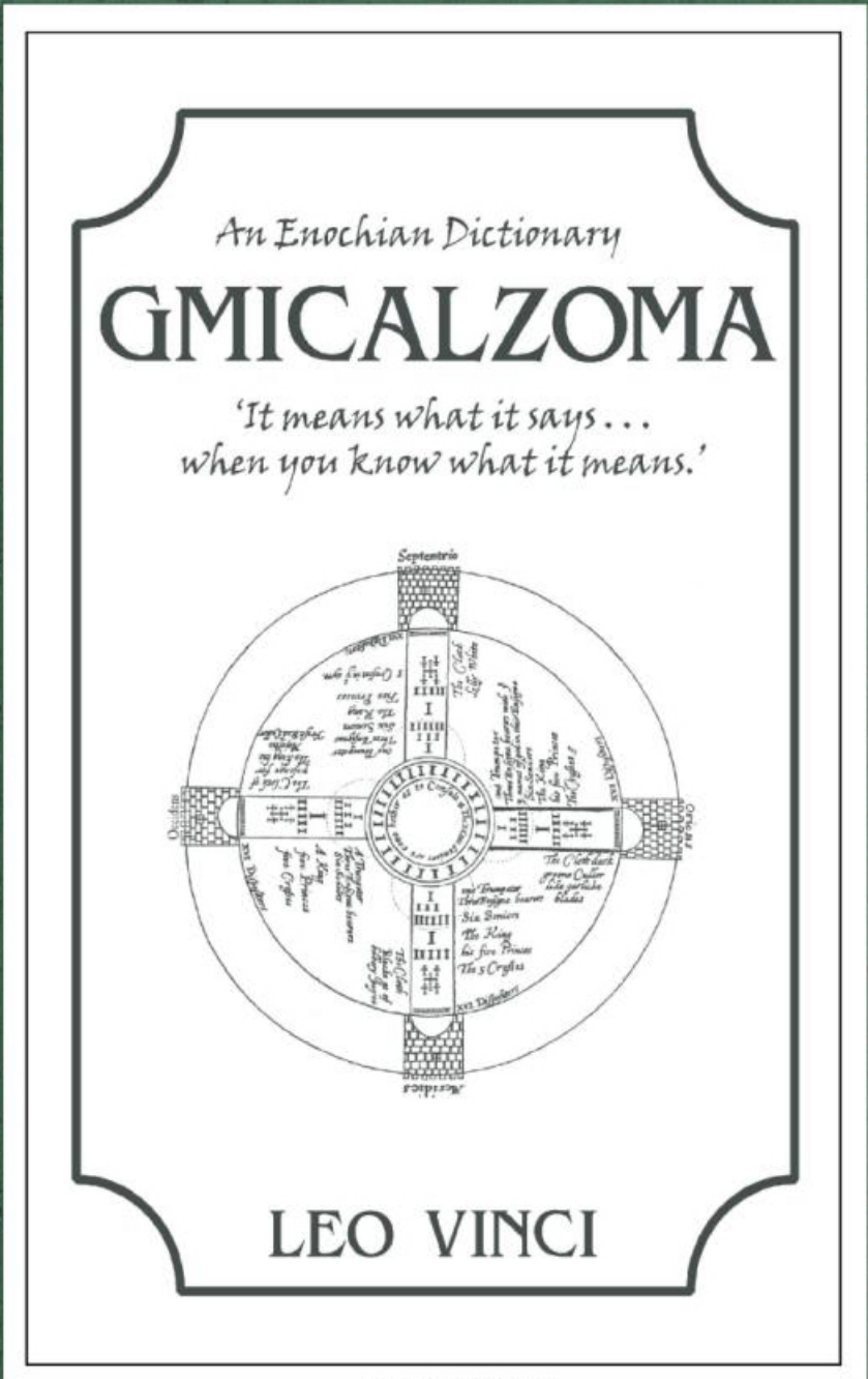 Enochian dictionary cover