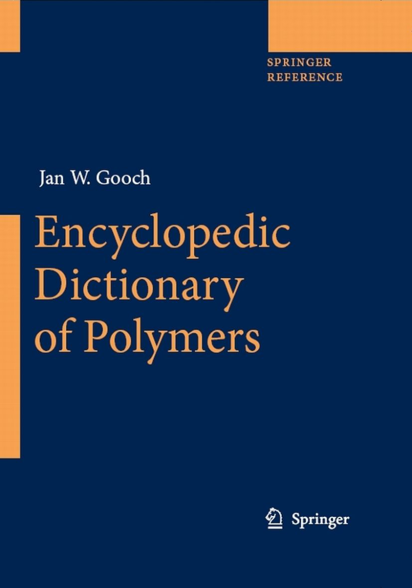 Encyclopedic Dictionary of Polymers cover