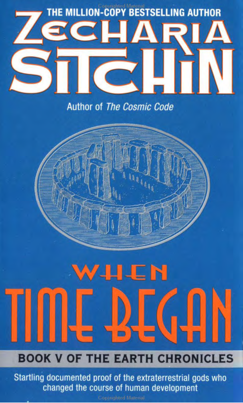 Zecharia Sitchin - When Time Began cover