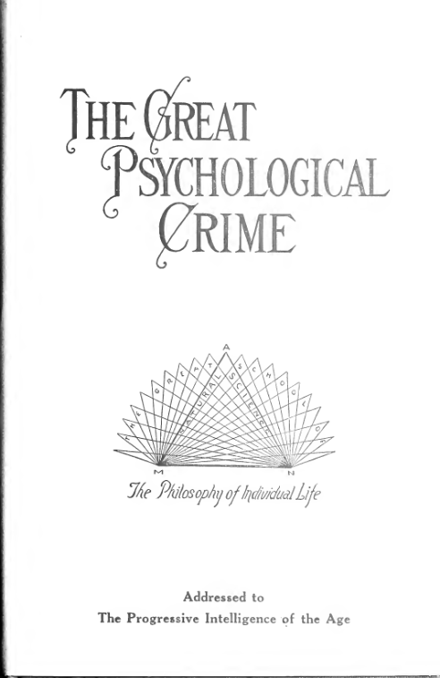 Harmonic Series - Volume 2 - The Great Psychological Crime cover