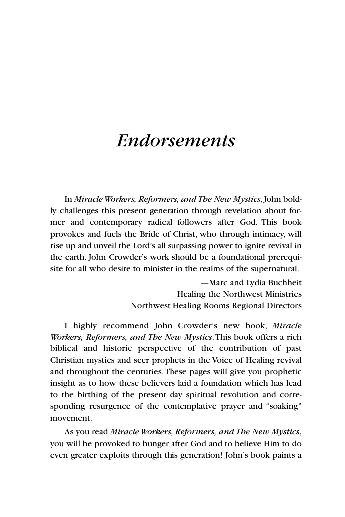 Miracle Workers, Reformers, And The New Mystics cover