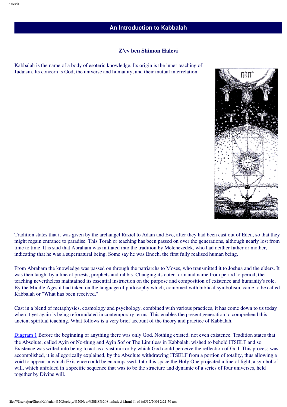 An Introduction to the Kabbalah cover