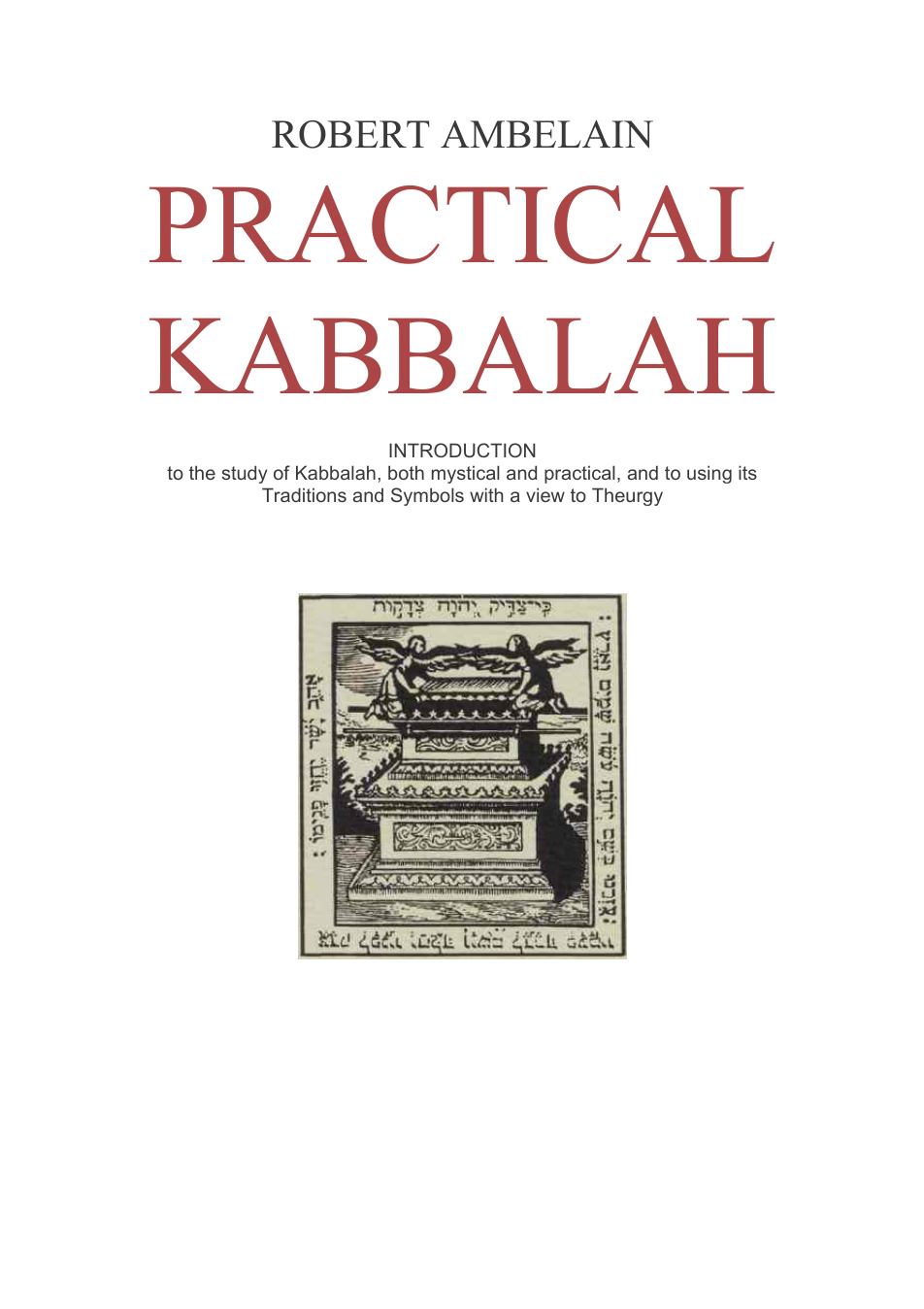 Practical Kabbalah Vol 1 cover