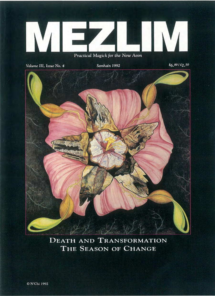 [Vol.3,No.4] Mezlim - Samhain 1992 cover