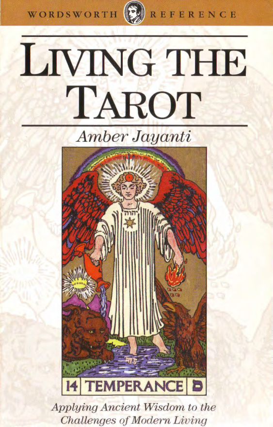 Living the Tarot - Amber Jayanti cover