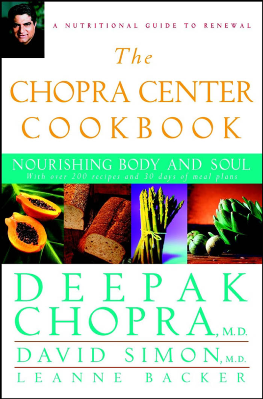 Deepak Chopra - Chopra Center Cookbook cover