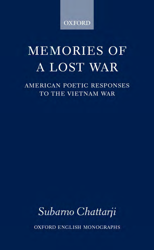 Memories of a Lost War - American Poetic Responses to the Vietnam War cover