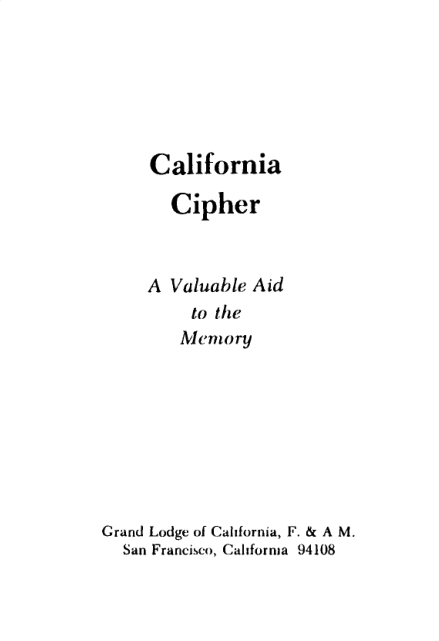 ca cipher cover